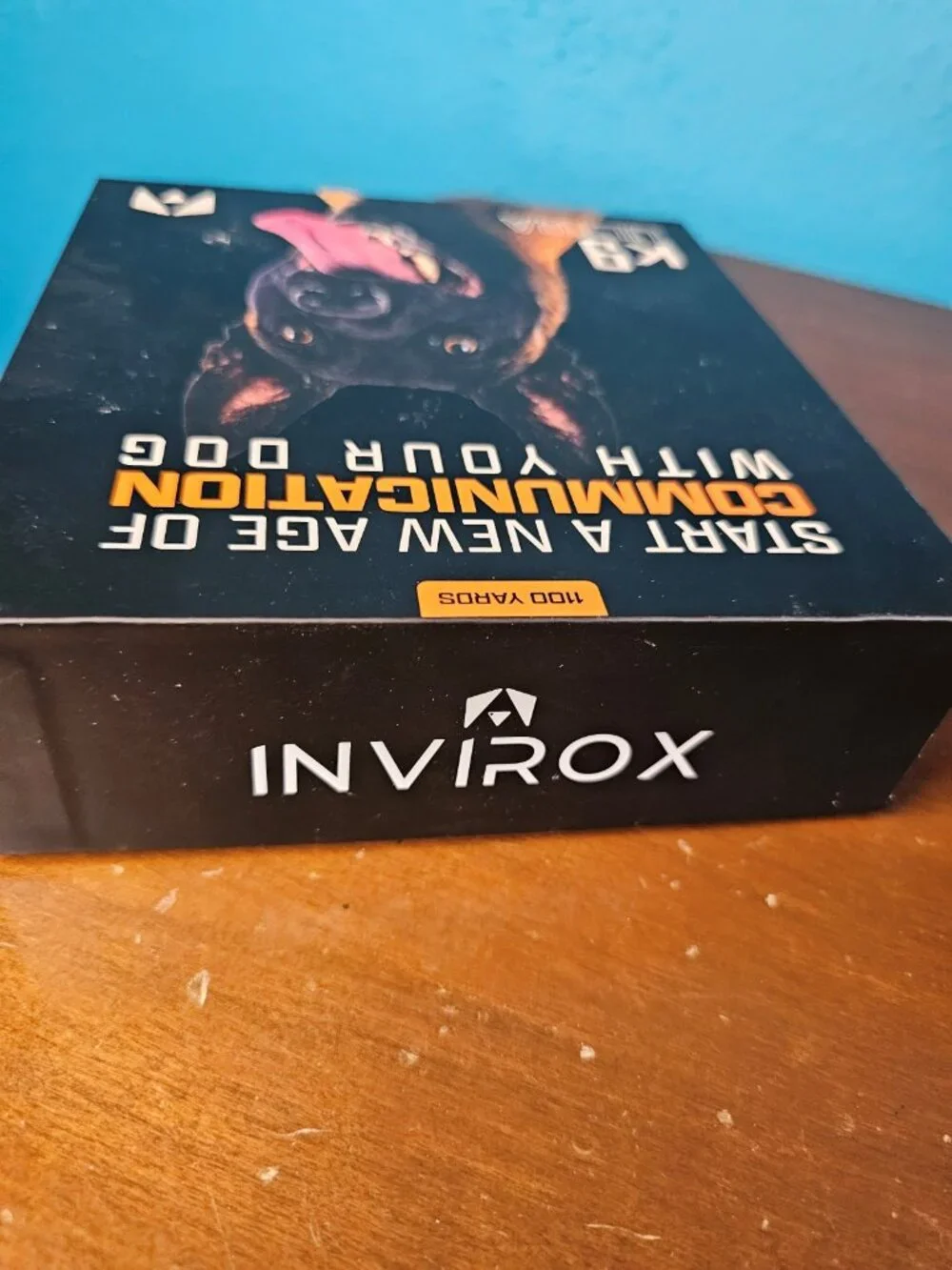 INVIROX Ultra K9 Dog Shock Collar, 124 Lvls, Night Light, IP67 Waterproof, 1 Dog